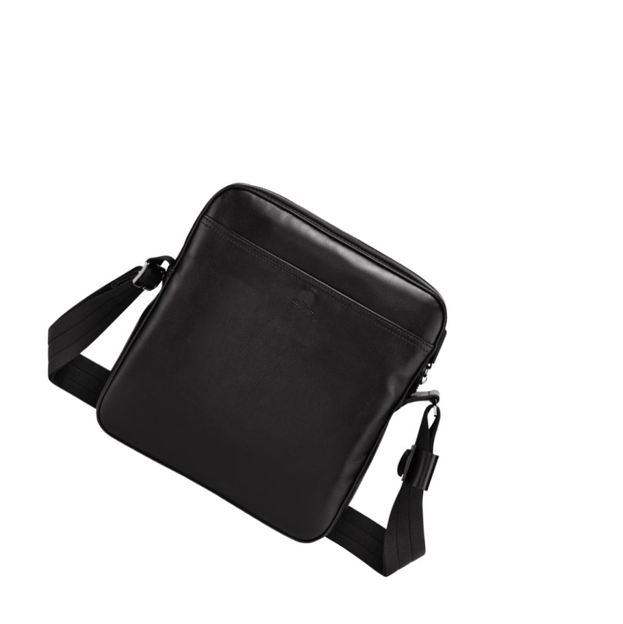 Férfi Longchamp Baxi M Crossbody Táska Fekete | HU-BFD2745