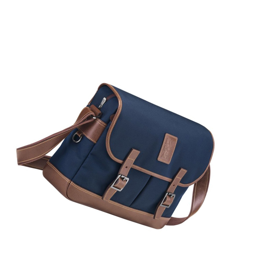 Férfi Longchamp Boxford Crossbody Táska Sötétkék | HU-RIC2179