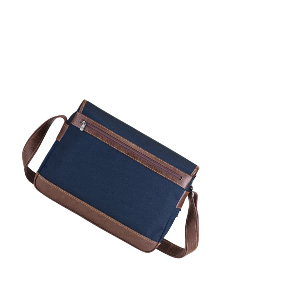 Férfi Longchamp Boxford Crossbody Táska Sötétkék | HU-RIC2179