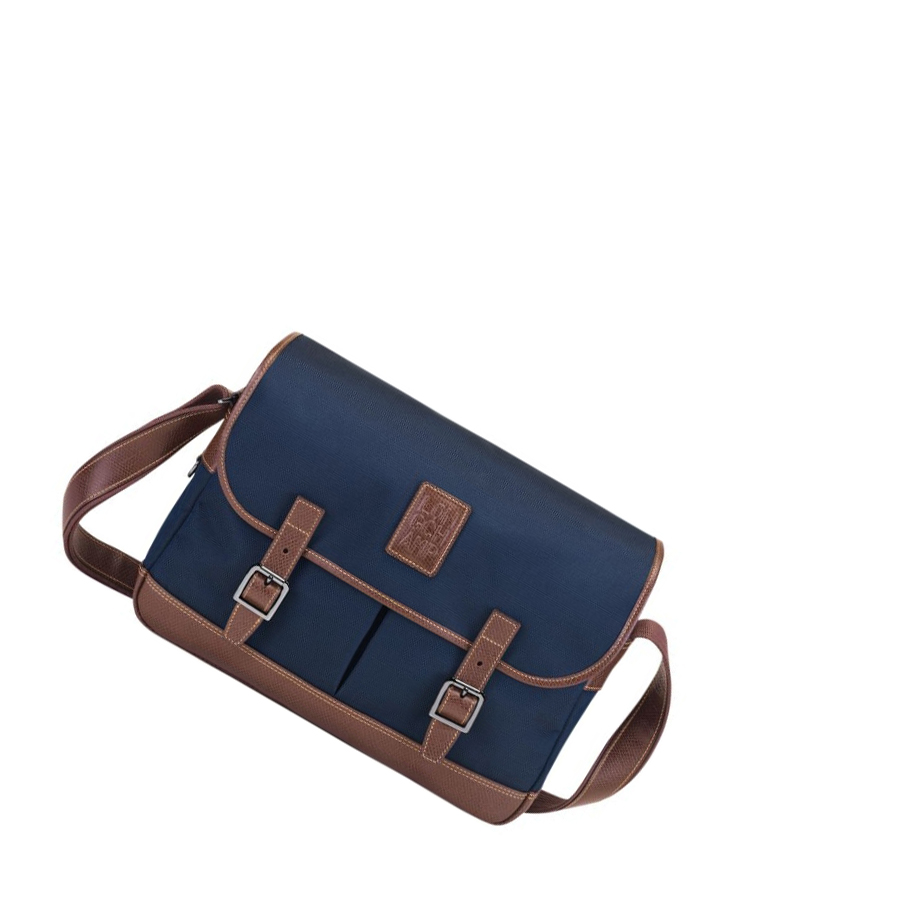 Férfi Longchamp Boxford Crossbody Táska Sötétkék | HU-RIC2179