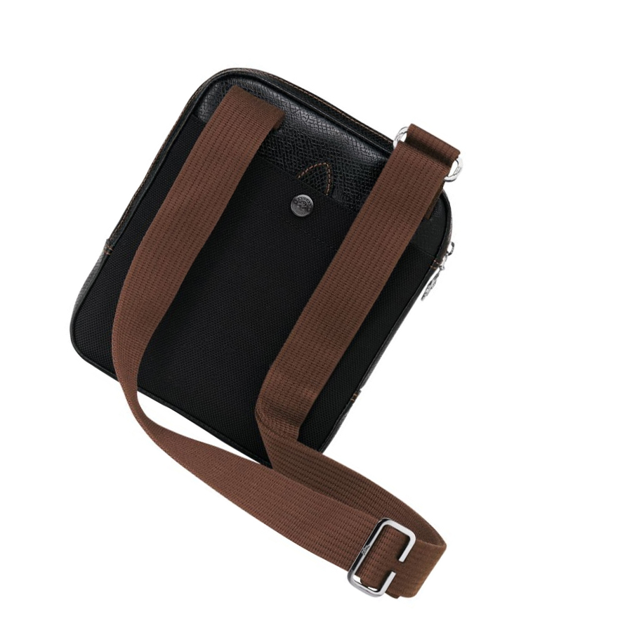 Férfi Longchamp Boxford S Crossbody Táska Fekete | HU-DCA1230