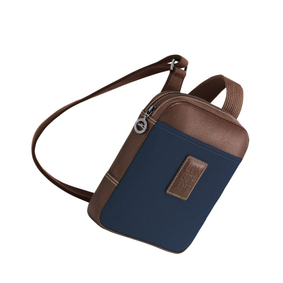 Férfi Longchamp Boxford S Crossbody Táska Sötétkék | HU-VWP8259