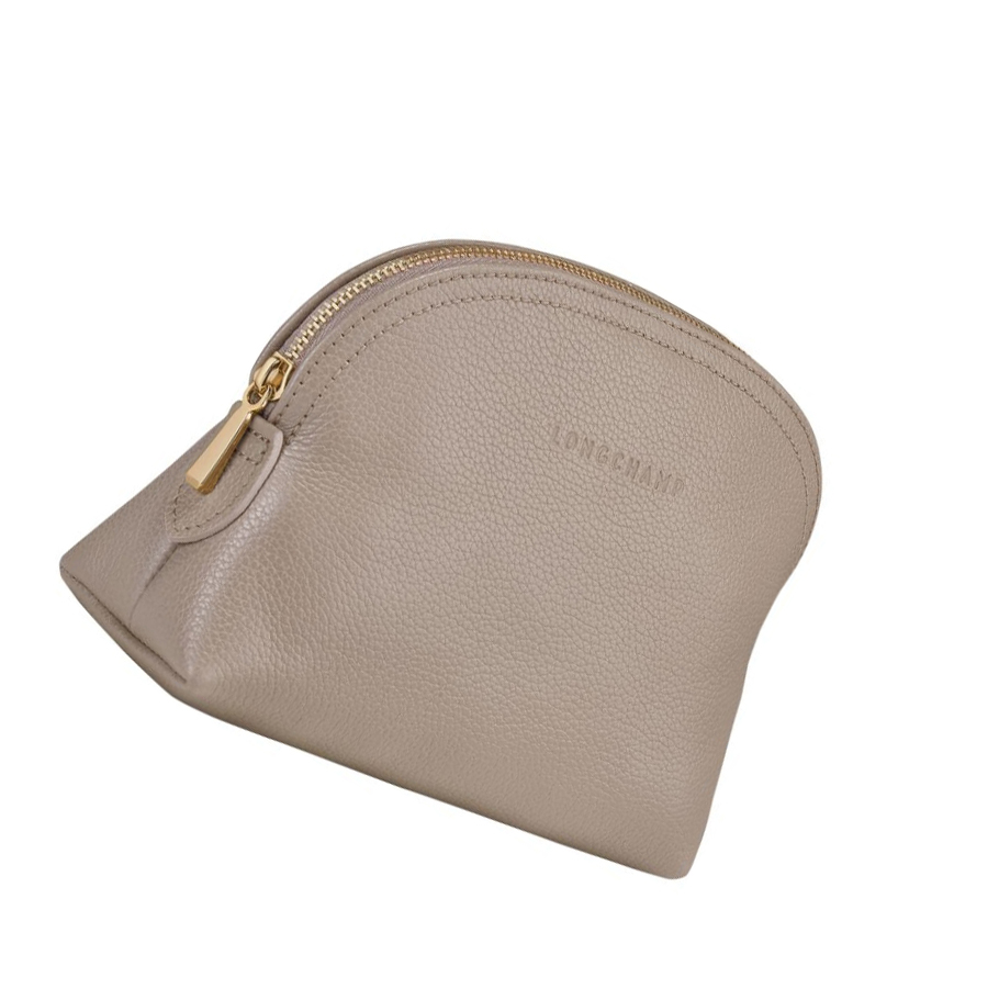 Férfi Longchamp Le Foulonné Pouches Szürke | HU-TPH9405