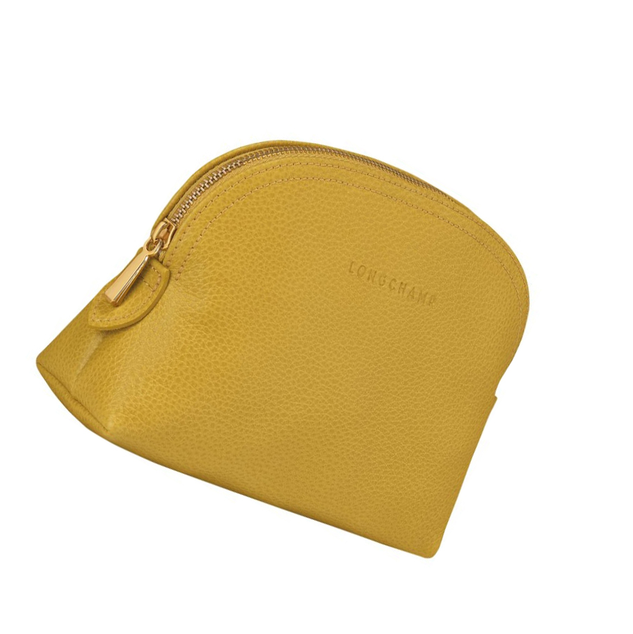 Férfi Longchamp Le Foulonné Pouches Sárga | HU-CXM2950