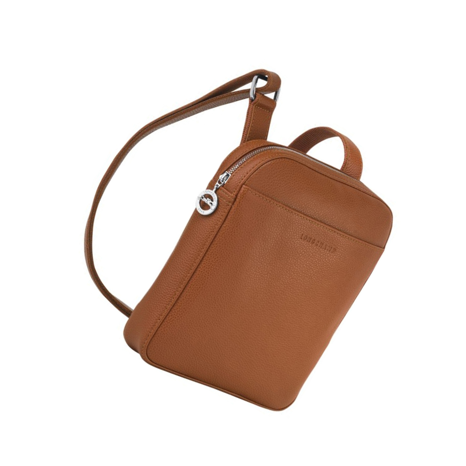 Férfi Longchamp Le Foulonné S Crossbody Táska Barna | HU-TQC9071