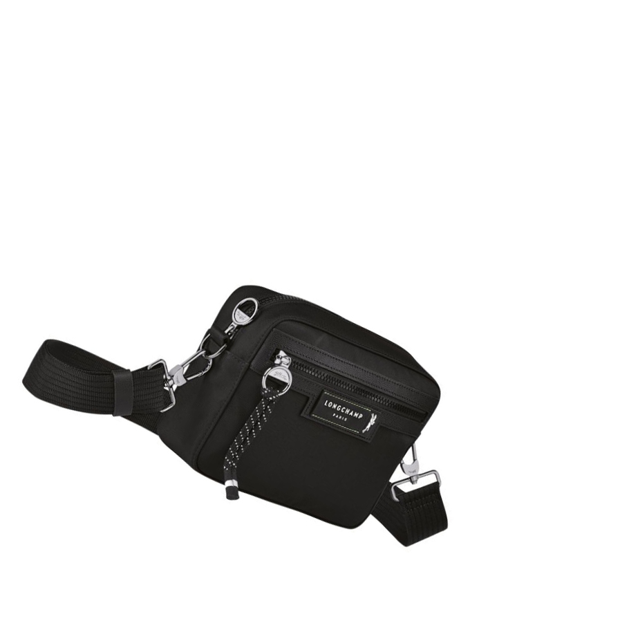 Férfi Longchamp Le Pliage Energy S Crossbody Táska Fekete | HU-OSU7612