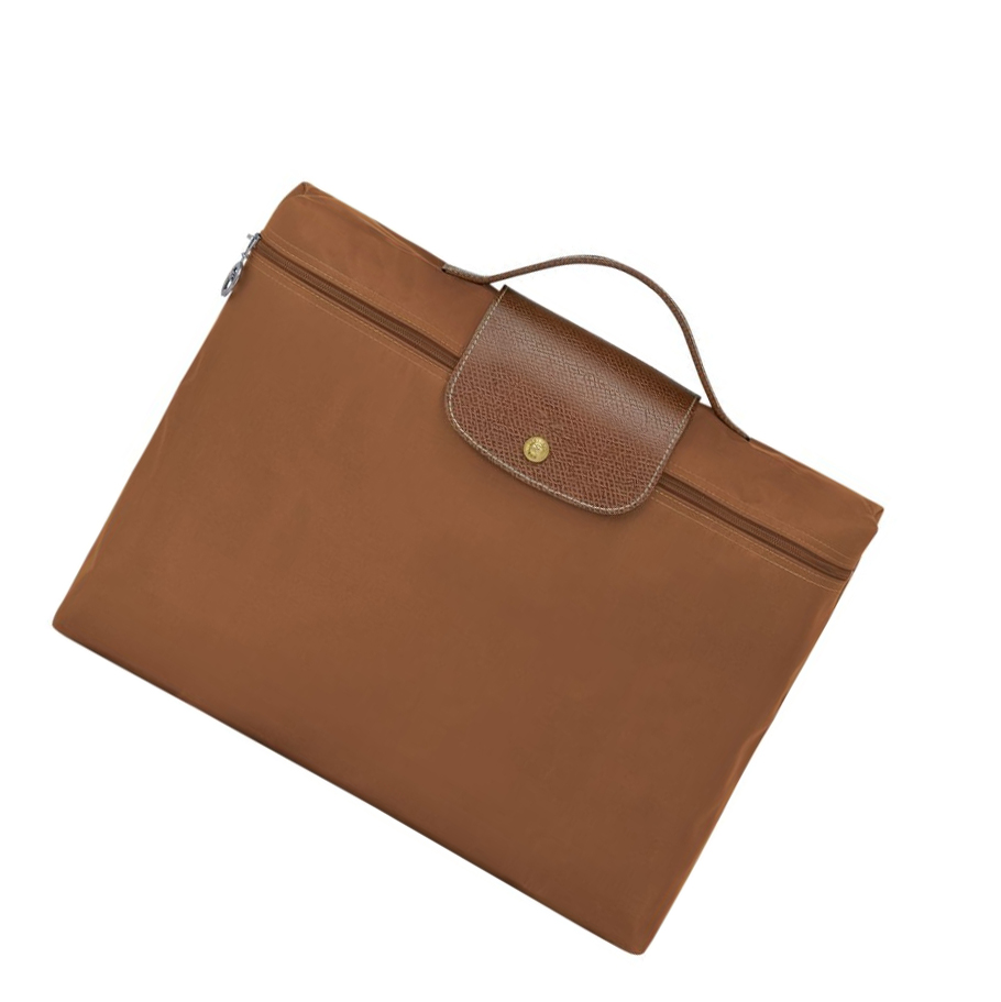 Férfi Longchamp Le Pliage Original S Aktatáska Barna | HU-HMF9054