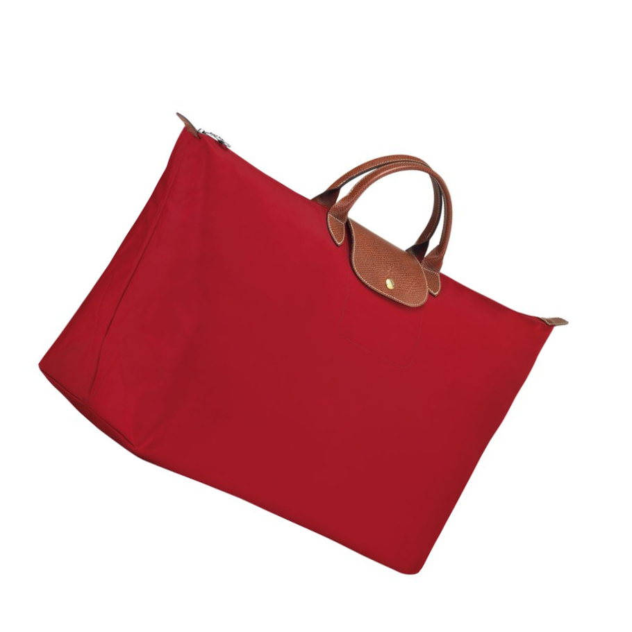 Férfi Longchamp Le Pliage XL Utazótáskák Piros | HU-MNG5076