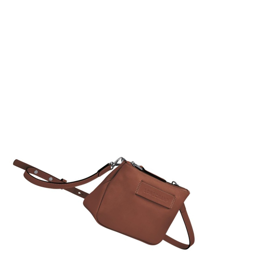 Női Longchamp 3D Crossbody Táska Barna | HU-HEP5810