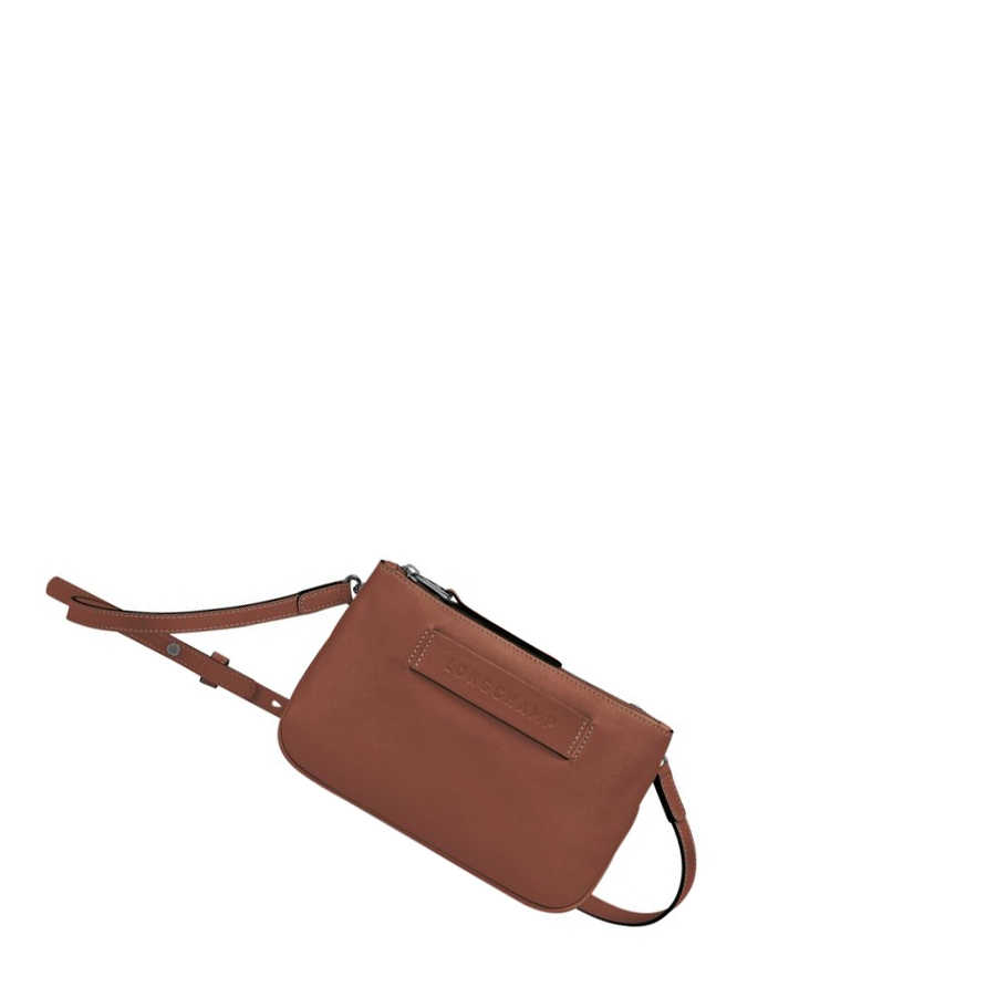 Női Longchamp 3D Crossbody Táska Barna | HU-HEP5810