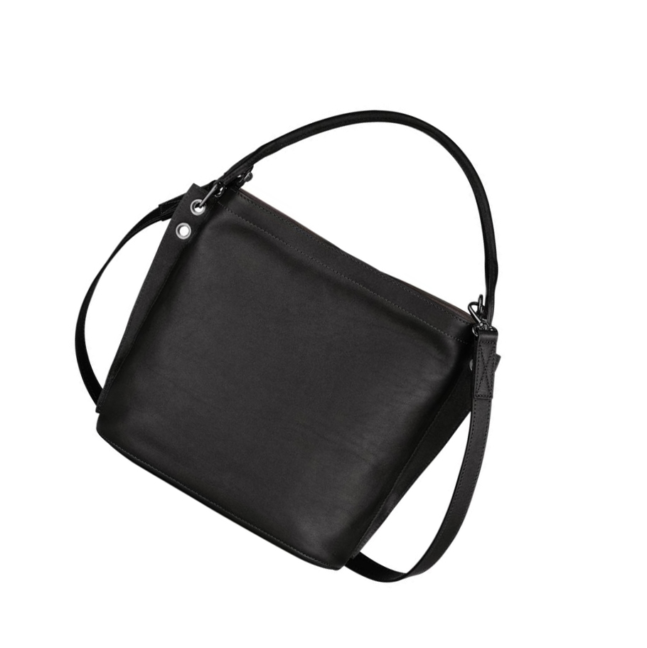 Női Longchamp 3D Crossbody Táska Fekete | HU-KSD4952