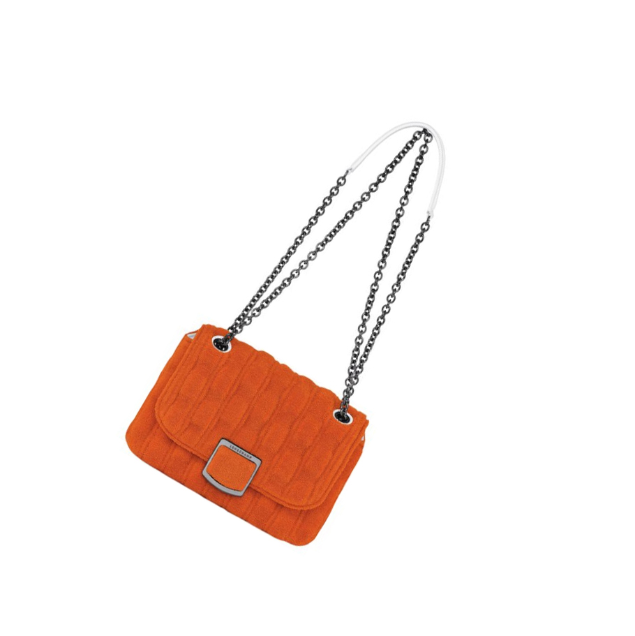 Női Longchamp Brioche Eponge S Crossbody Táska Narancssárga | HU-QHX4163