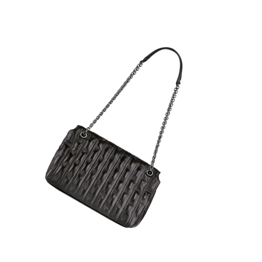 Női Longchamp Brioche M Crossbody Táska Fekete | HU-VHB6529