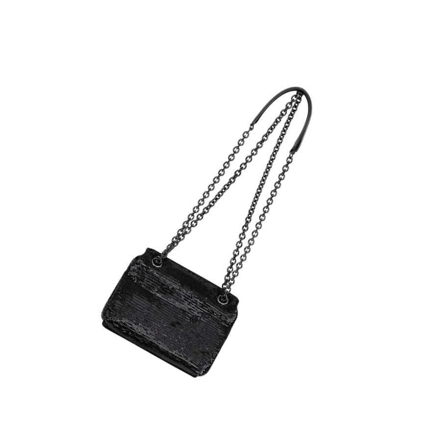 Női Longchamp Brioche Party XS Crossbody Táska Fekete | HU-YBT9048