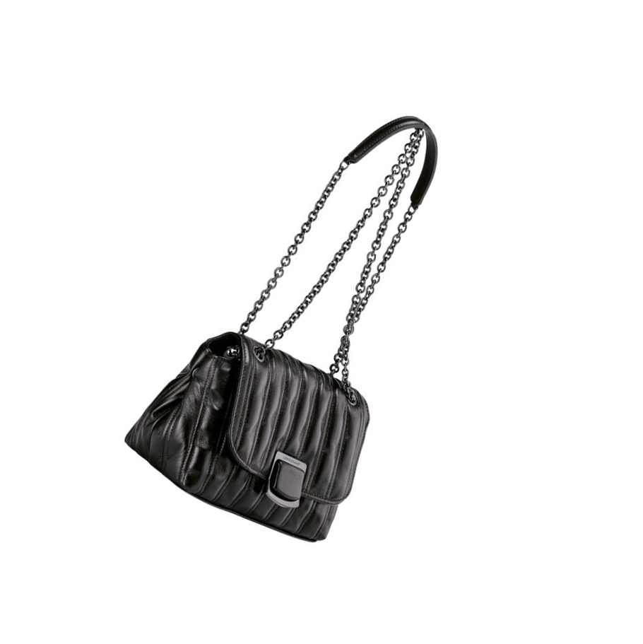 Női Longchamp Brioche S Crossbody Táska Fekete | HU-MRW4981