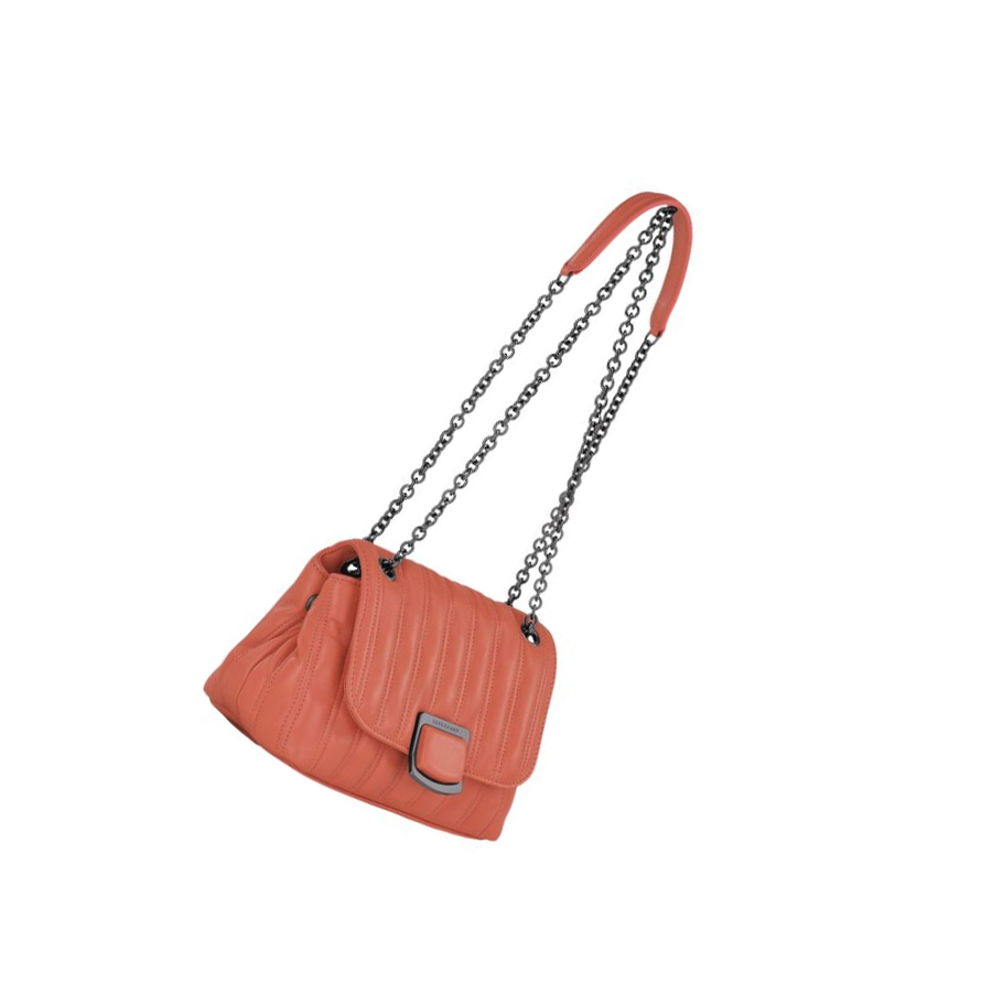 Női Longchamp Brioche S Crossbody Táska Rózsaszín | HU-NDA6783