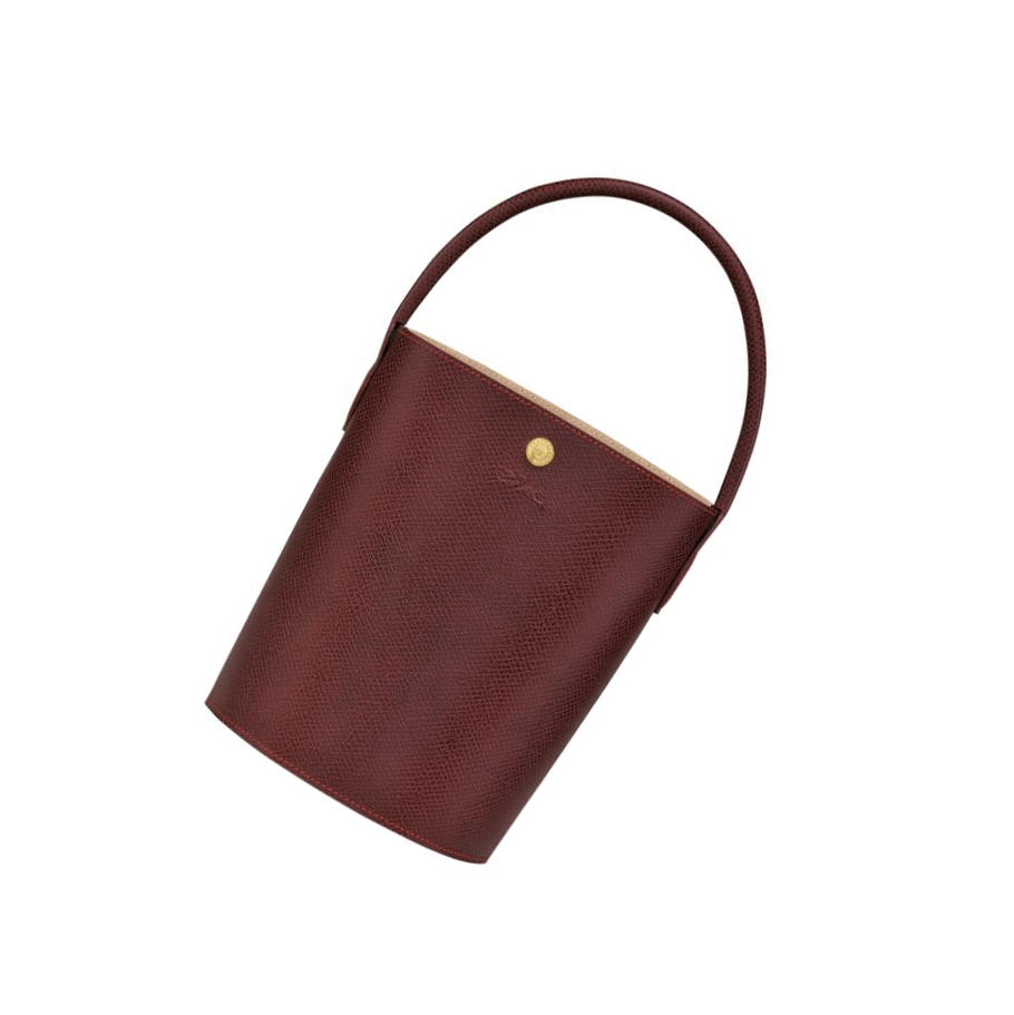 Női Longchamp Cuir De Russie Kézitáska Piros | HU-VYQ0349