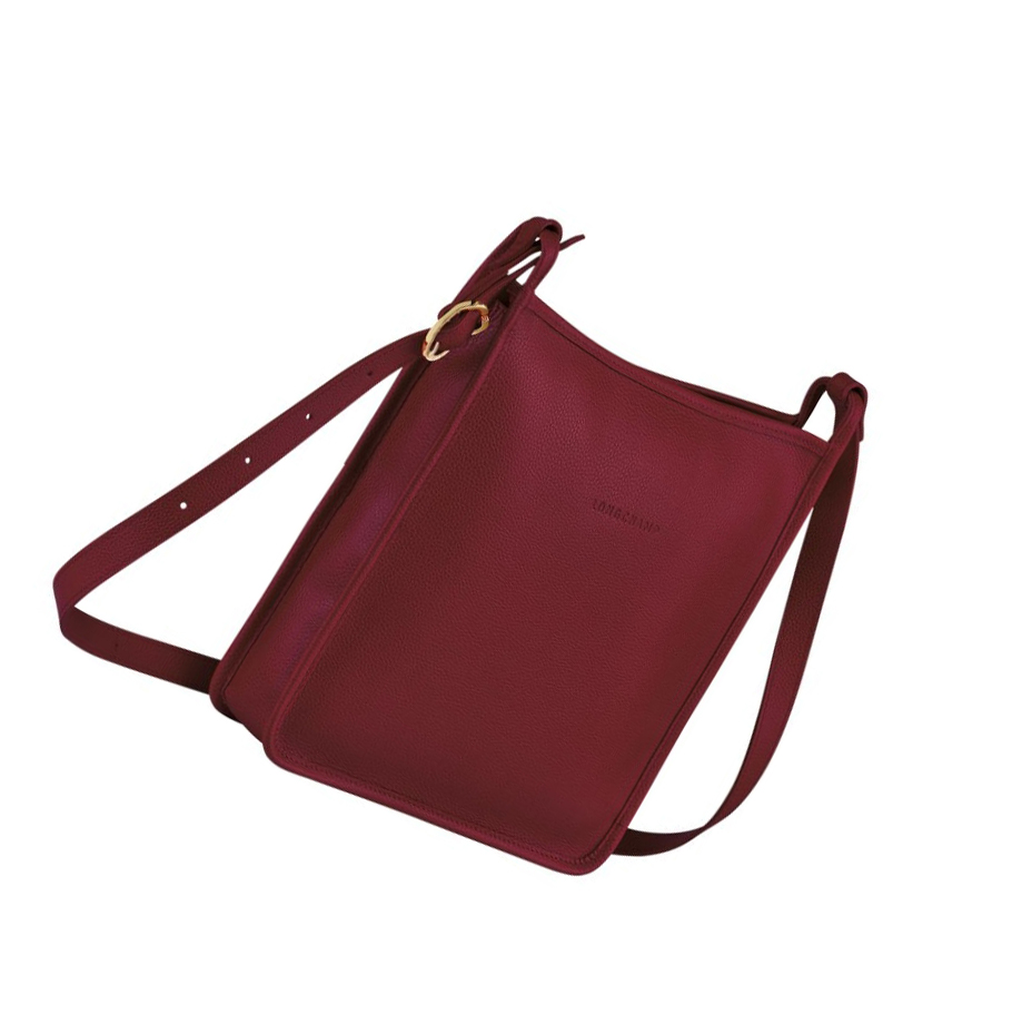 Női Longchamp Le Foulonné L Crossbody Táska Piros | HU-DEB9648