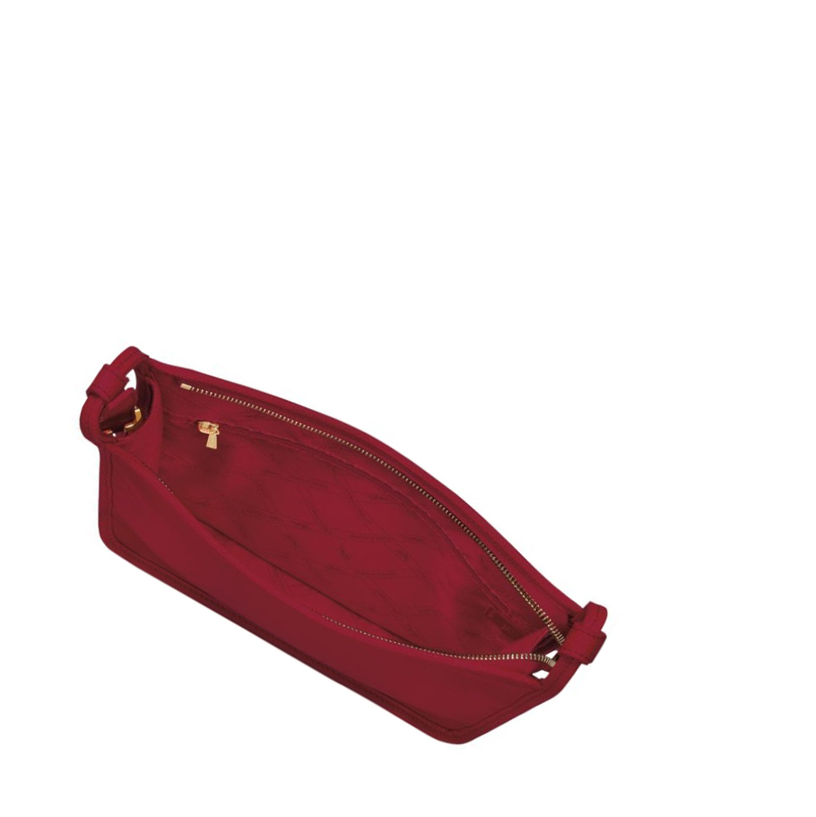 Női Longchamp Le Foulonné L Crossbody Táska Piros | HU-DEB9648