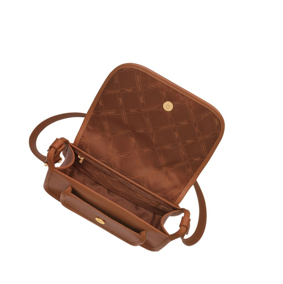 Női Longchamp Le Foulonné M Crossbody Táska Barna | HU-DYA6213