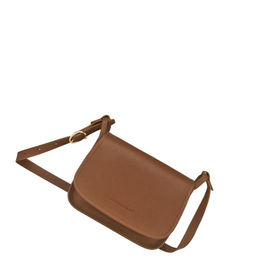 Női Longchamp Le Foulonné M Crossbody Táska Barna | HU-DYA6213