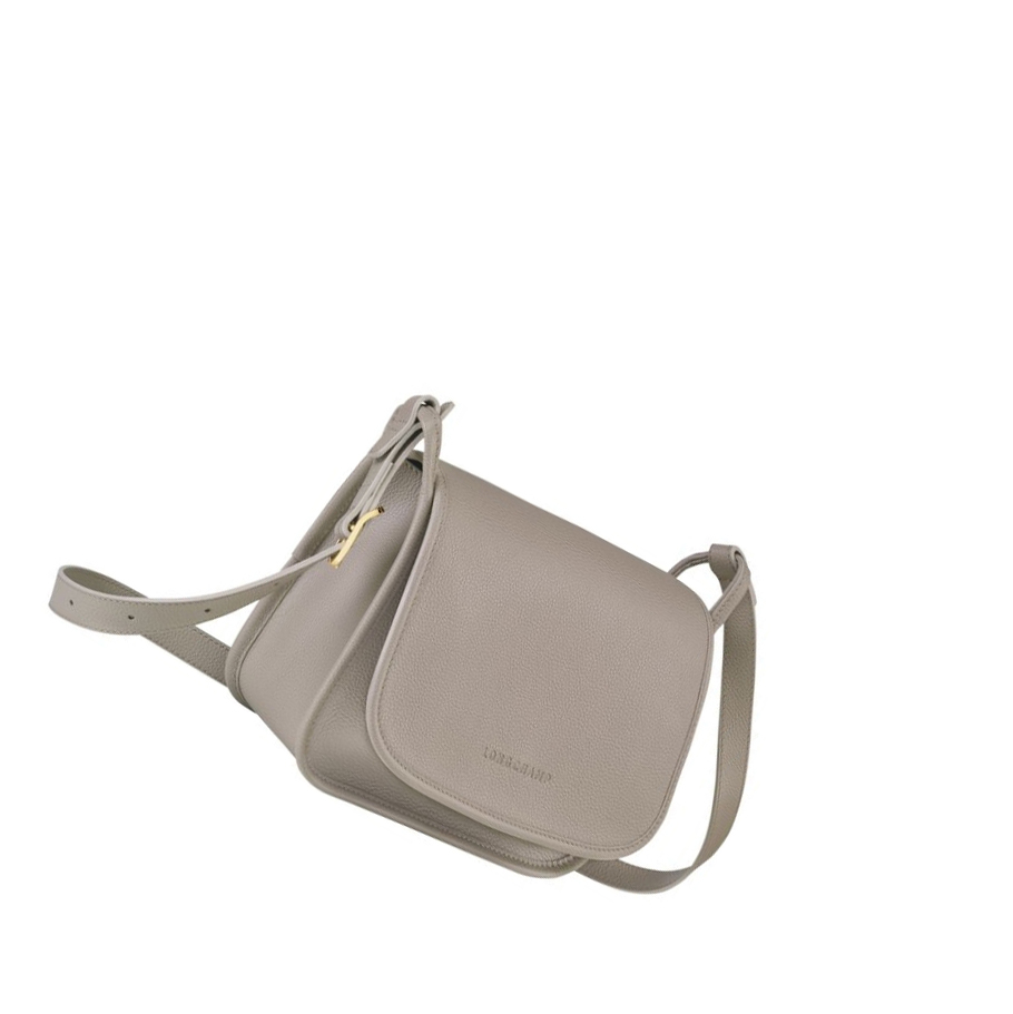 Női Longchamp Le Foulonné M Crossbody Táska Szürke | HU-UTV3286