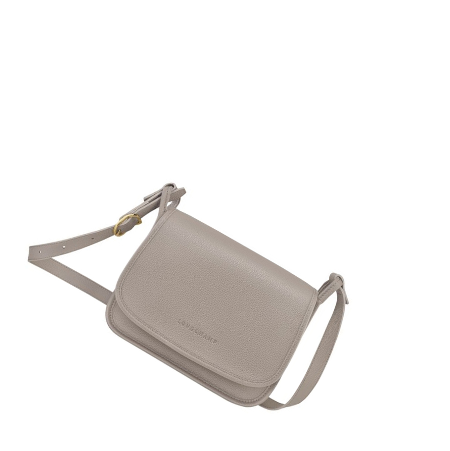 Női Longchamp Le Foulonné M Crossbody Táska Szürke | HU-UTV3286