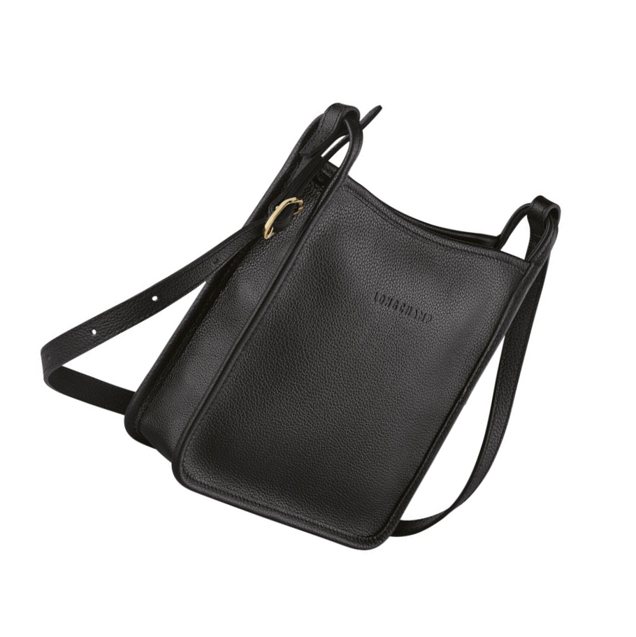 Női Longchamp Le Foulonné S Crossbody Táska Fekete | HU-APU6791