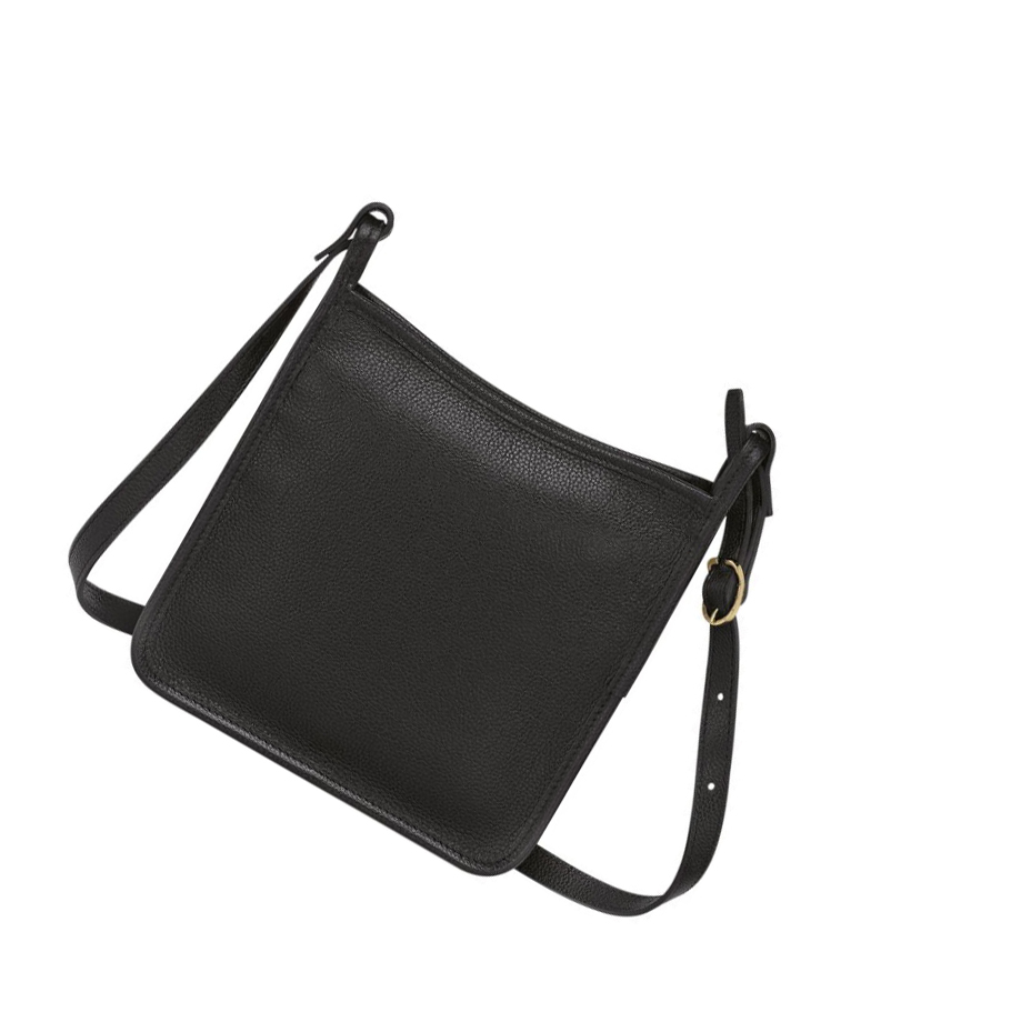 Női Longchamp Le Foulonné S Crossbody Táska Fekete | HU-APU6791