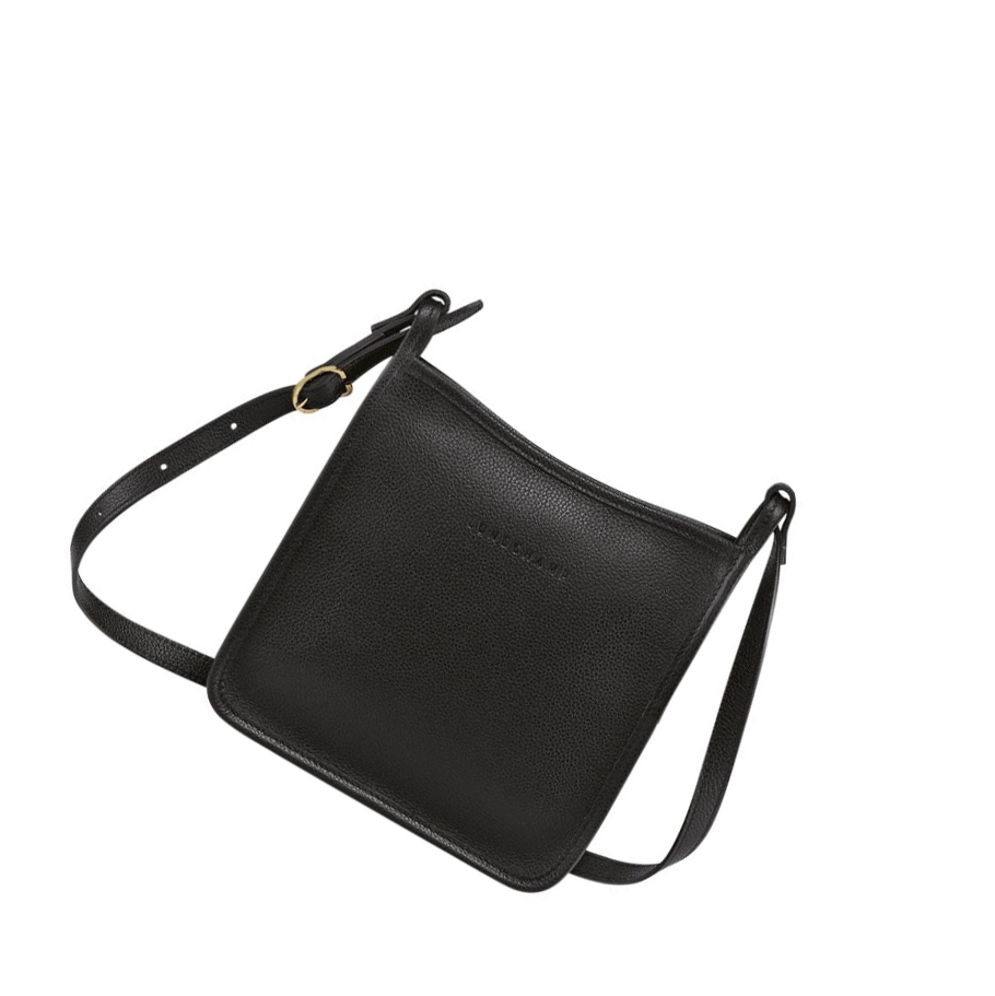 Női Longchamp Le Foulonné S Crossbody Táska Fekete | HU-APU6791