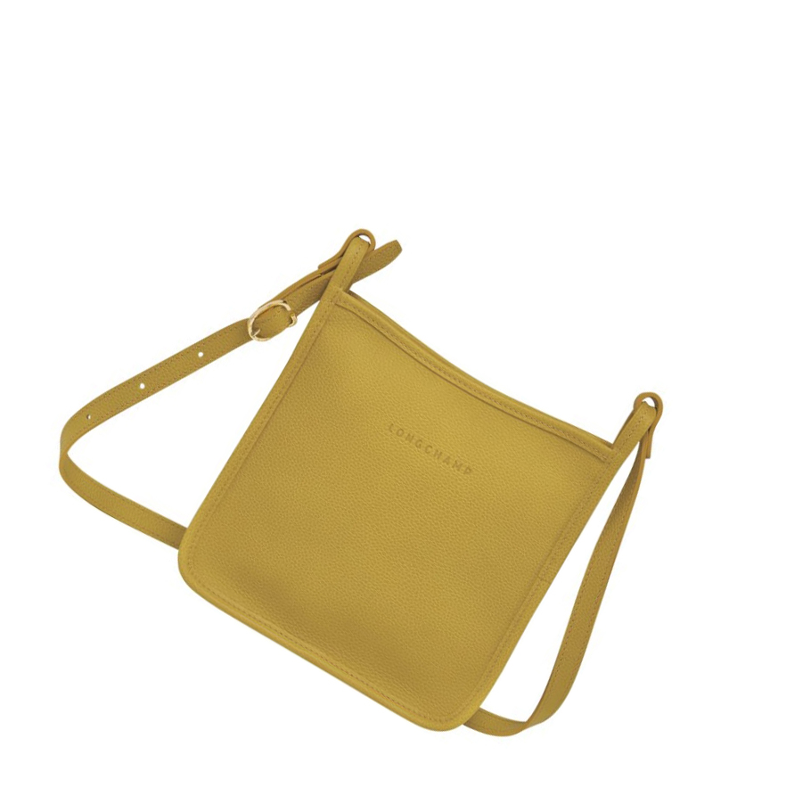 Női Longchamp Le Foulonné S Crossbody Táska Sárga | HU-DEP4208