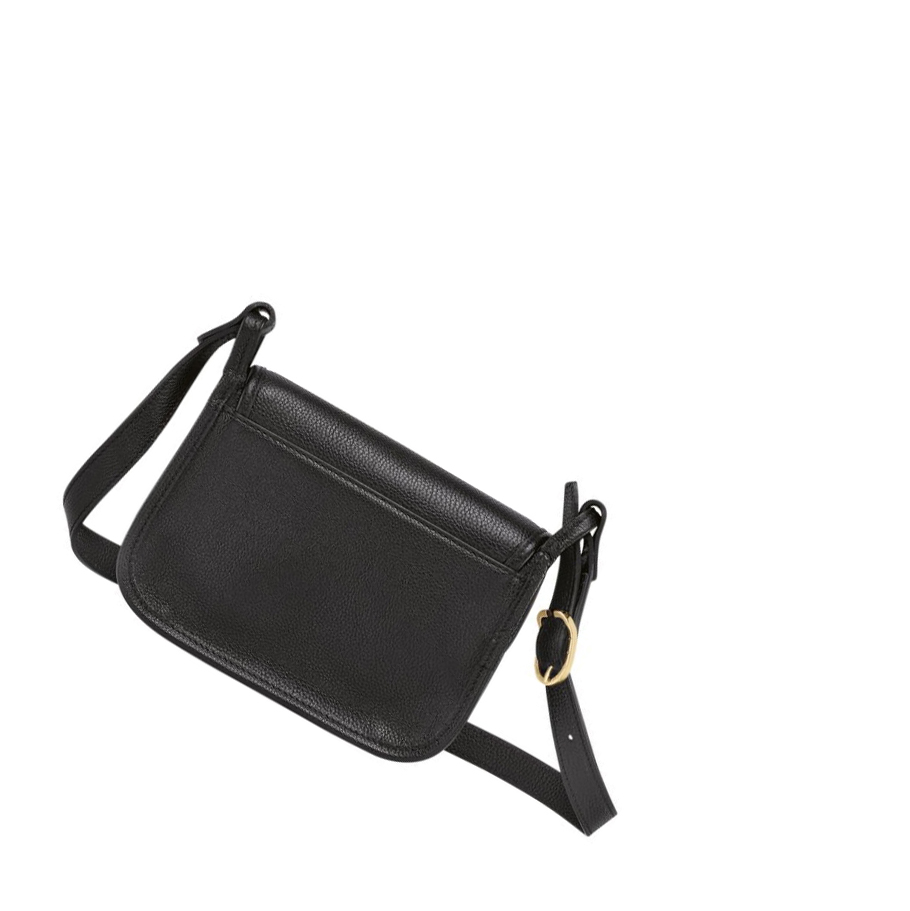 Női Longchamp Le Foulonné S Crossbody Táska Fekete | HU-FKI2941