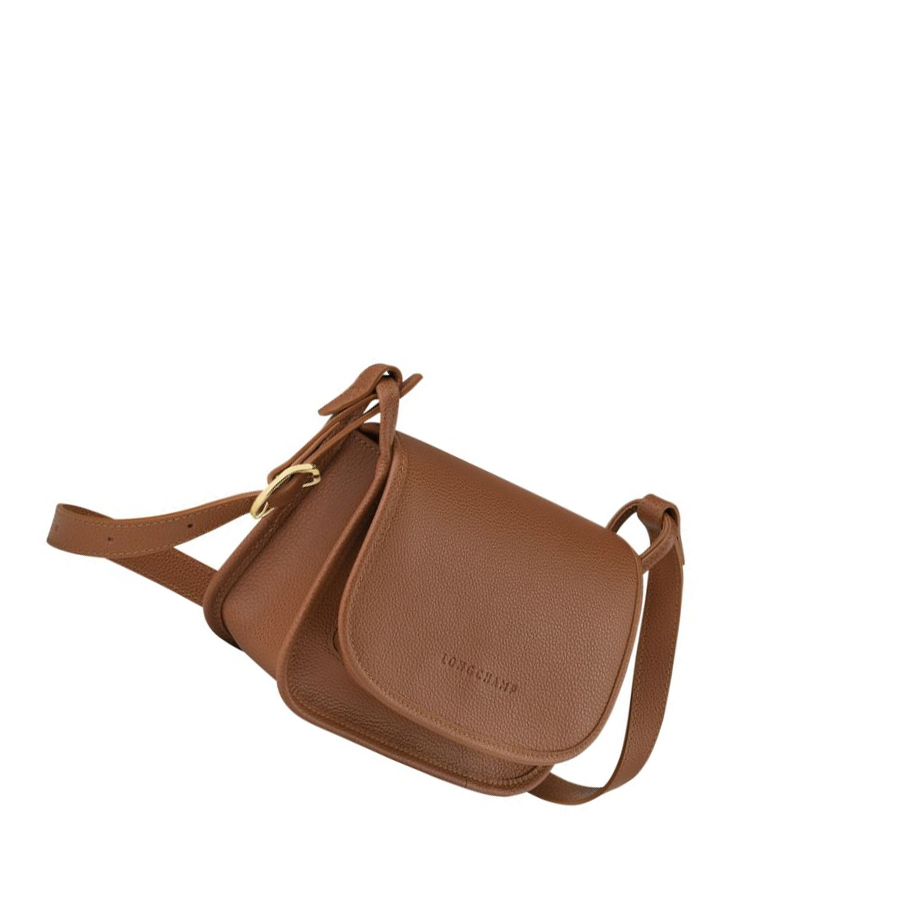 Női Longchamp Le Foulonné S Crossbody Táska Barna | HU-IXM4950