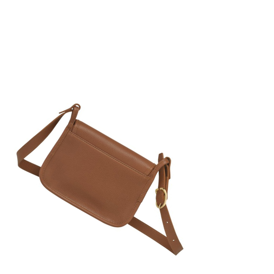 Női Longchamp Le Foulonné S Crossbody Táska Barna | HU-IXM4950