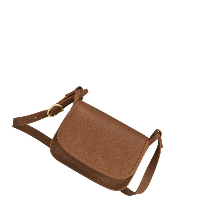 Női Longchamp Le Foulonné S Crossbody Táska Barna | HU-IXM4950