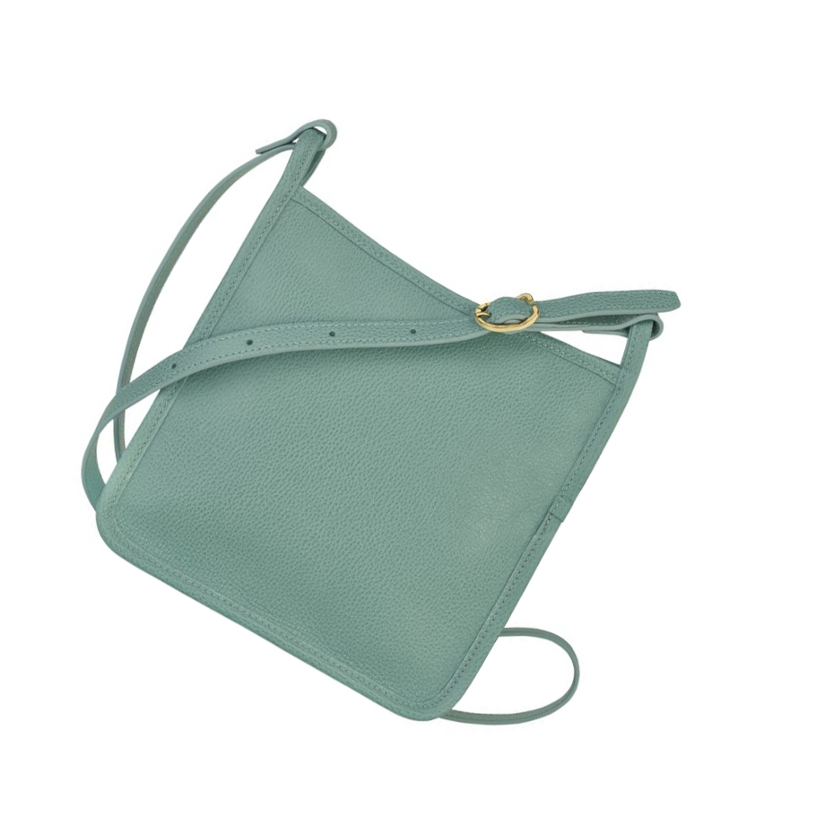 Női Longchamp Le Foulonné S Crossbody Táska Kék | HU-PAI4587