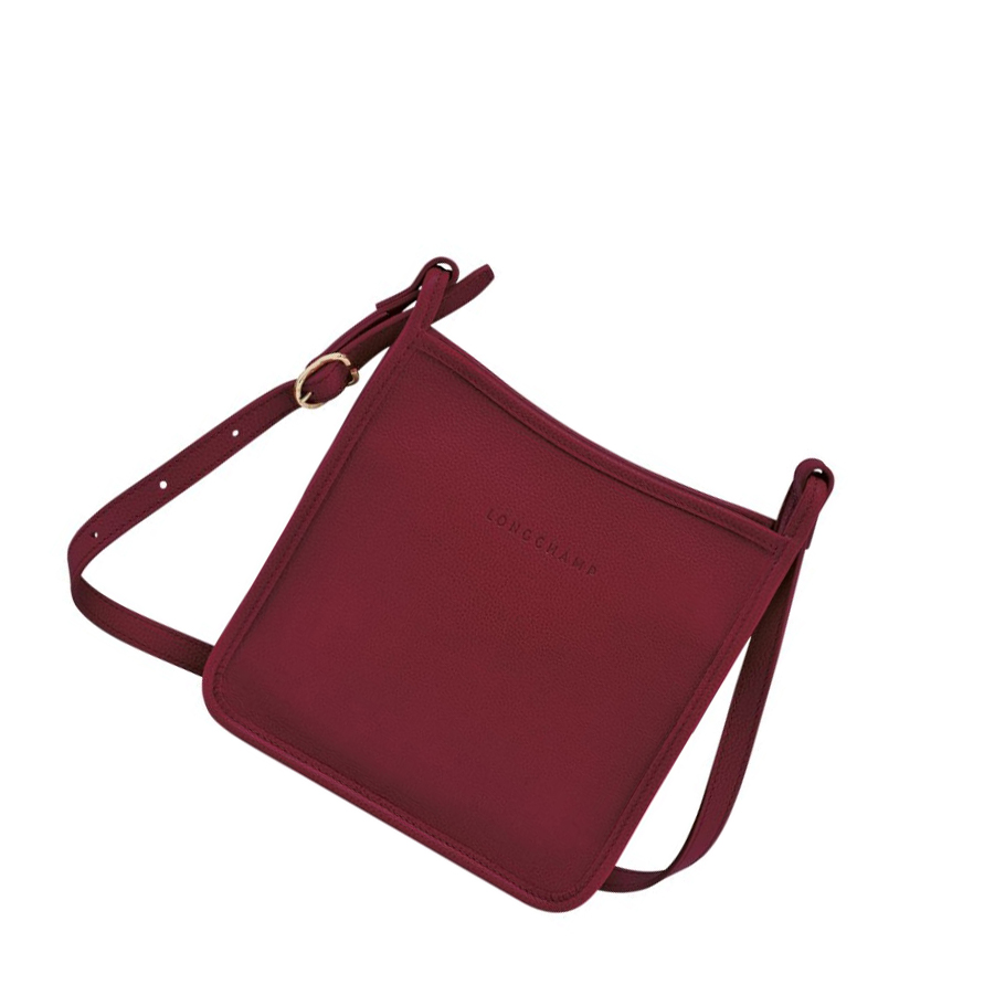 Női Longchamp Le Foulonné S Crossbody Táska Piros | HU-ROL4356