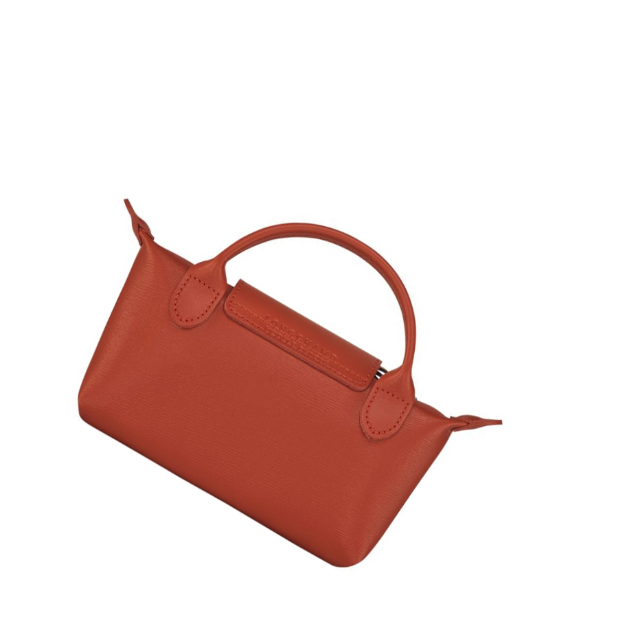 Női Longchamp Le Pliage City Pouches Piros | HU-ZMC6704