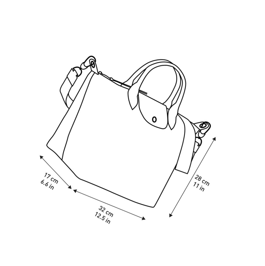 Női Longchamp Le Pliage Lgp M Kézitáska Fekete Fehér | HU-AQZ1470