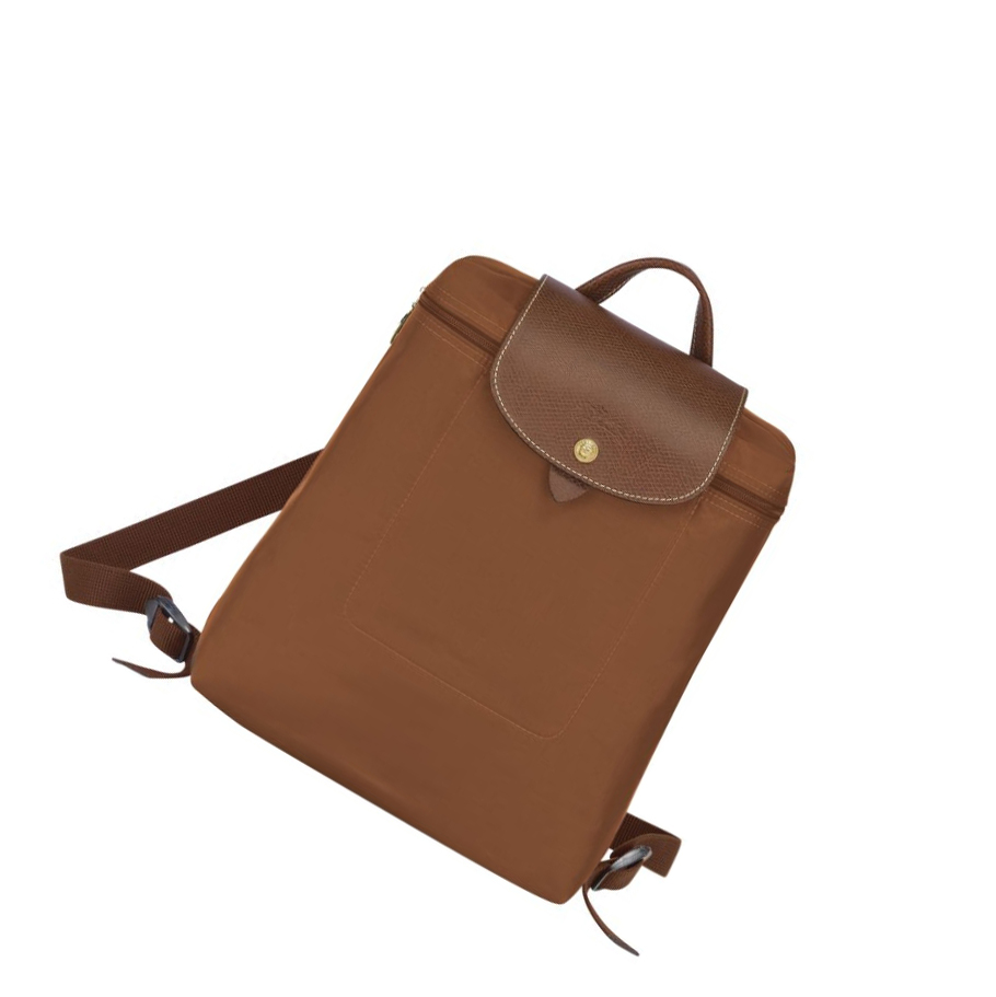 Női Longchamp Le Pliage Original Hátizsák Barna | HU-BXE6481