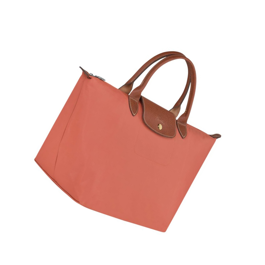 Női Longchamp Le Pliage Original M Kézitáska Rózsaszín | HU-CZQ3812