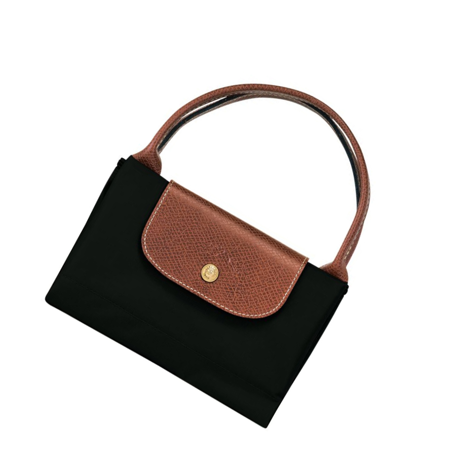 Női Longchamp Le Pliage Original M Kézitáska Fekete | HU-KPG5013