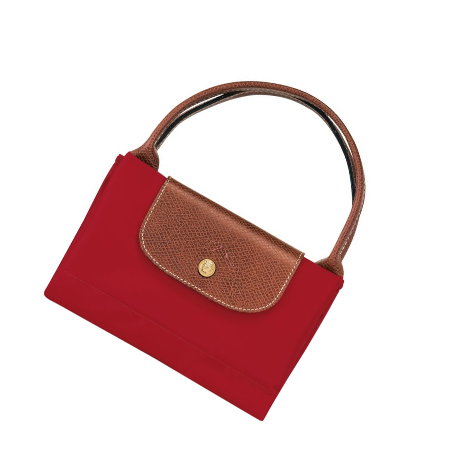 Női Longchamp Le Pliage Original M Kézitáska Piros | HU-LQH2504