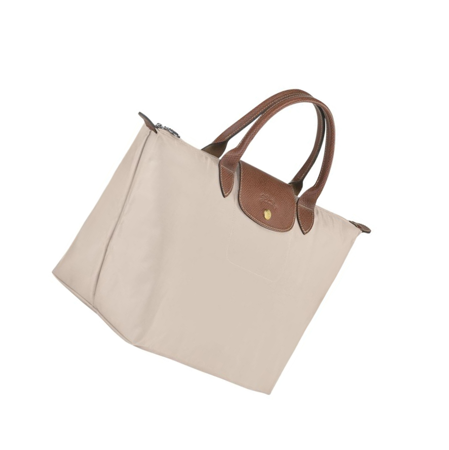 Női Longchamp Le Pliage Original M Kézitáska Bézs | HU-PXQ5120