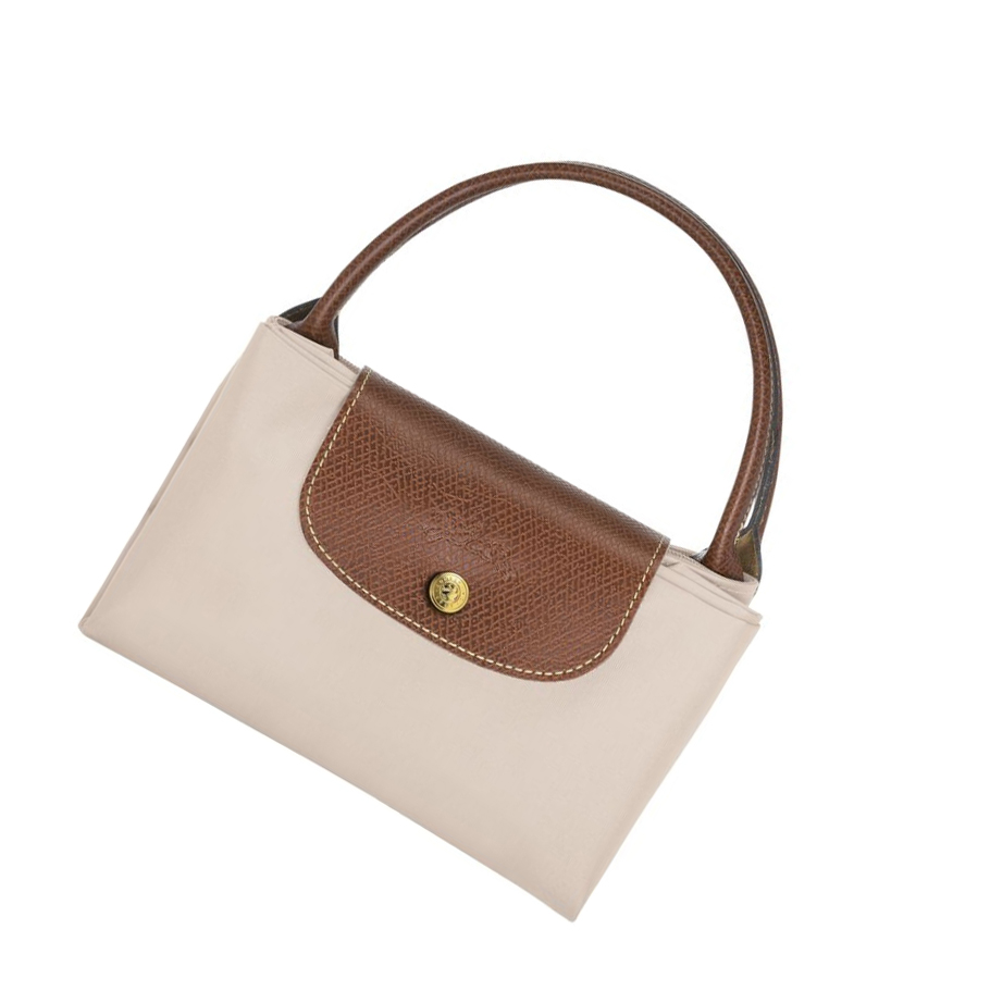 Női Longchamp Le Pliage Original M Kézitáska Bézs | HU-PXQ5120