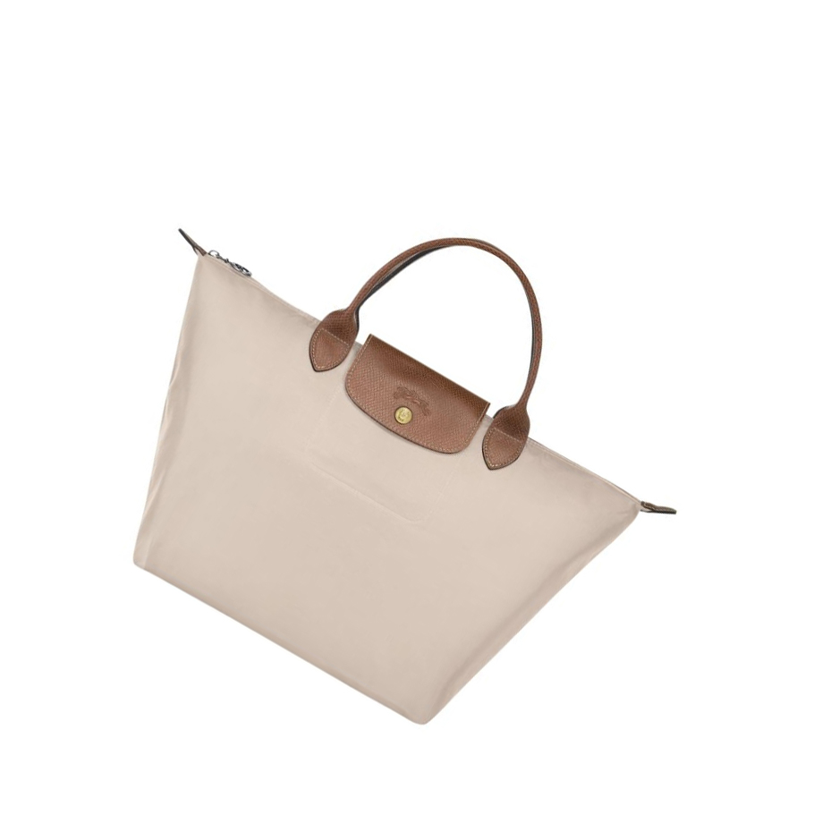 Női Longchamp Le Pliage Original M Kézitáska Bézs | HU-PXQ5120