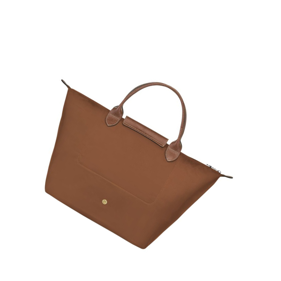 Női Longchamp Le Pliage Original M Kézitáska Barna | HU-RUL2854