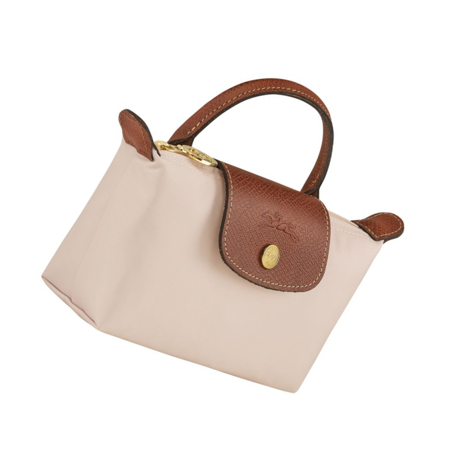 Női Longchamp Le Pliage Original Pouches Bézs | HU-WPQ9124