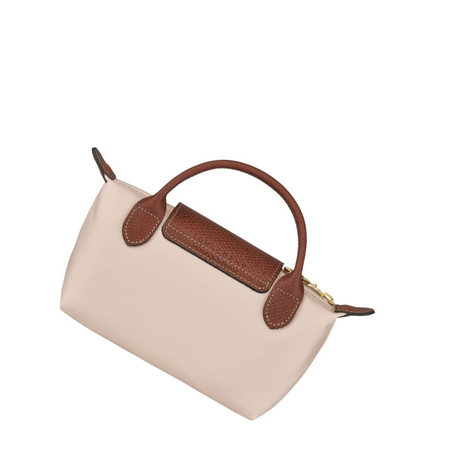 Női Longchamp Le Pliage Original Pouches Bézs | HU-WPQ9124