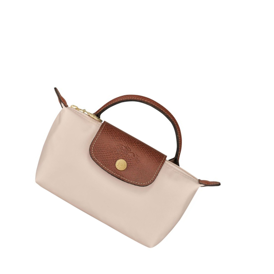 Női Longchamp Le Pliage Original Pouches Bézs | HU-WPQ9124